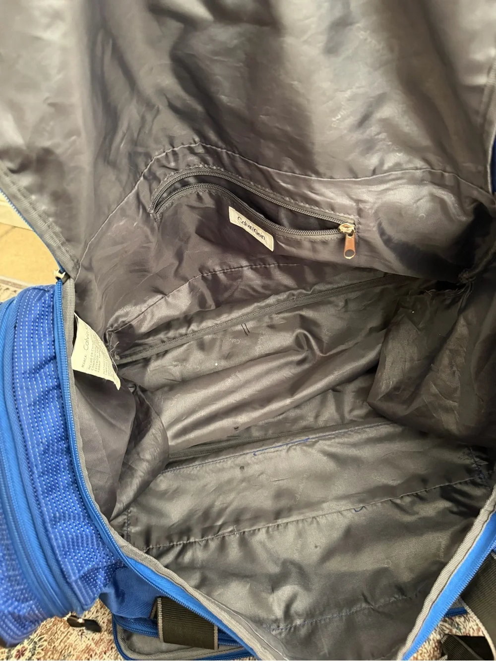 Calvin Klein Men’s Royal Blue Duffel Bag
